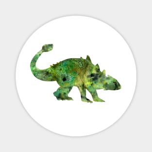 Ankylosaurus Watercolor Painting Magnet